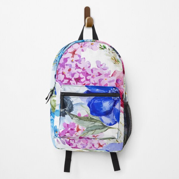Item preview, Blue and Pink Watercolor Floral Pattern designed and sold by Johnnies.