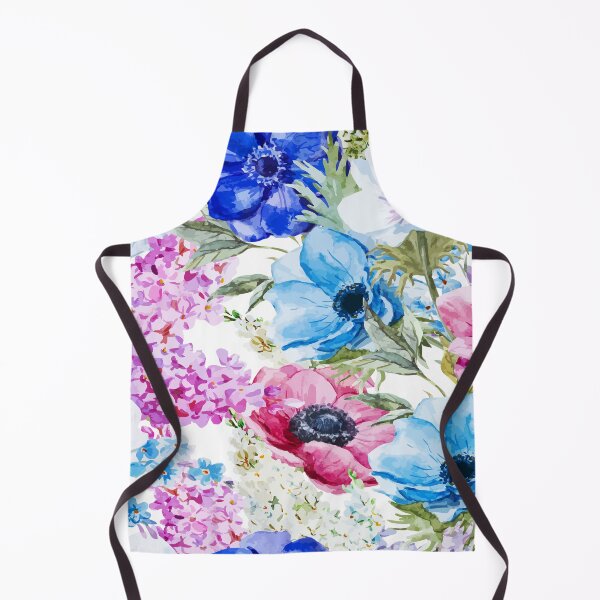 Item preview, Blue and Pink Watercolor Floral Pattern designed and sold by Johnnies.
