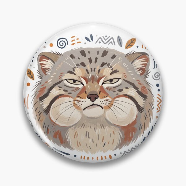 Item preview, Judging You Silently | Grumpy Pallas Cat (Manul) Meme Design designed and sold by HelgaCraftery.