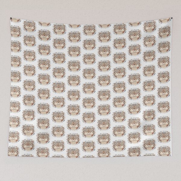 Item preview, Judging You Silently | Grumpy Pallas Cat (Manul) Meme Design designed and sold by HelgaCraftery.