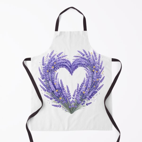 Item preview, Purple Lavender Floral Heart Watercolor Illustration designed and sold by BetweenForms.
