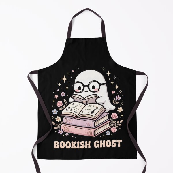 Item preview, Bookish Ghost Cute Book Lover Halloween Spooky Reading Sticker designed and sold by Fulaly.