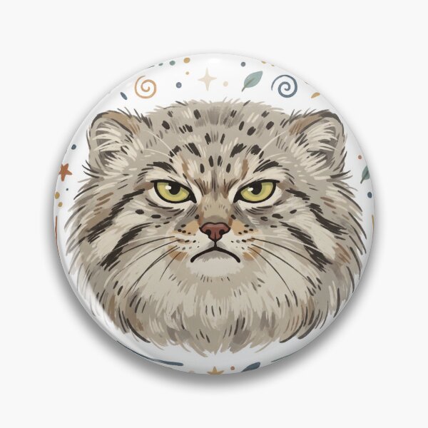 Item preview, Unimpressed Manul | Grumpy Pallas Cat Funny Wild Cat Design designed and sold by HelgaCraftery.