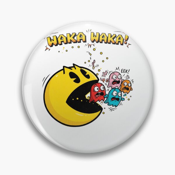 Item preview, Waka Waka Funny Arcade Retro Gamer Pac Ghosts Eating designed and sold by jhgjykuo.