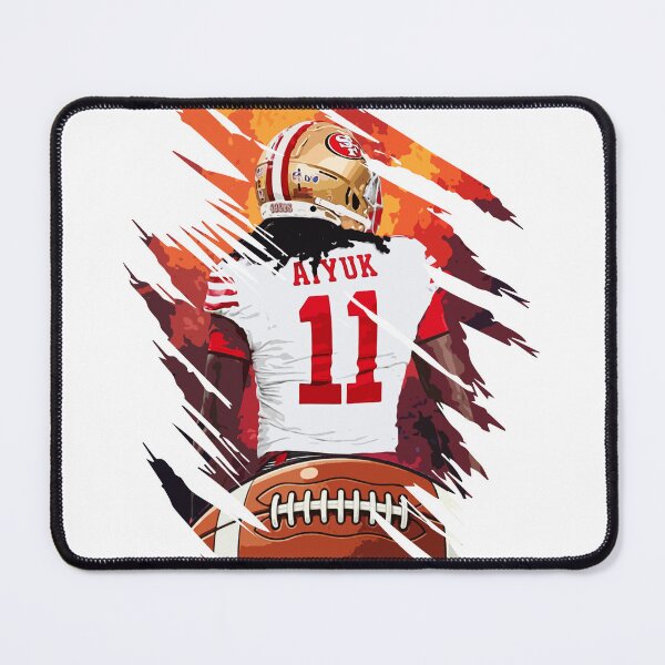 Item preview, Brandon Aiyuk Football Back View Jersey Number 11 Artwork designed and sold by Zigmak.