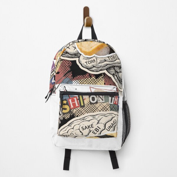 Item preview, Sushi Addiction Retro Collage | Japanese Food Lover Vintage Pop Art designed and sold by OzzFrequency.