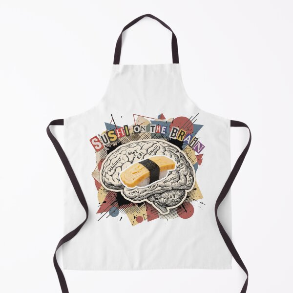 Item preview, Sushi Addiction Retro Collage | Japanese Food Lover Vintage Pop Art designed and sold by OzzFrequency.