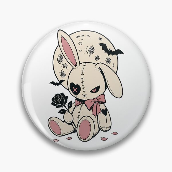 Item preview, Cute Gothic Bunny designed and sold by MusesWhispers.
