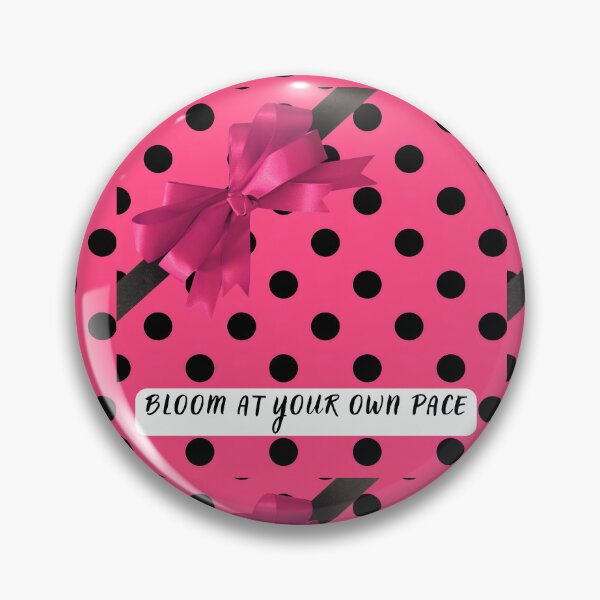 Item preview, Bloom at Your Own Pace | Pink Bow Self Care designed and sold by Basma Designs | Retro, Kawaii Shirts & Stickers.