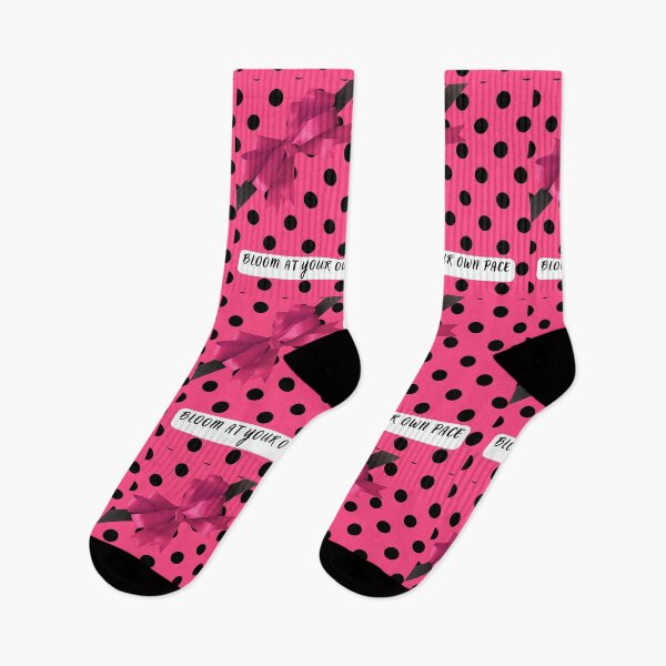 Item preview, Bloom at Your Own Pace | Pink Bow Self Care designed and sold by Basma Designs | Retro, Kawaii Shirts & Stickers.