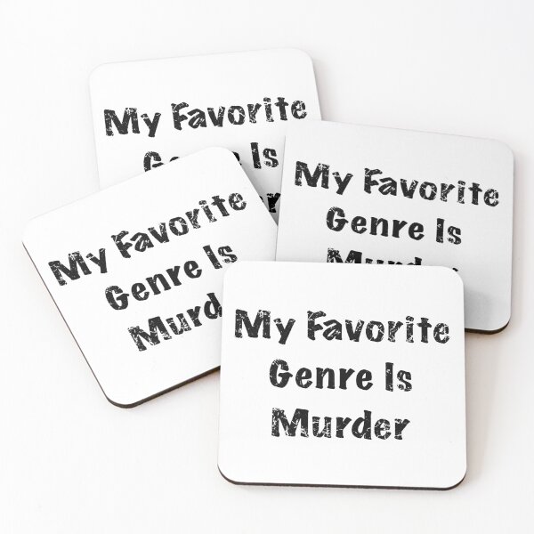 Item preview, My favorite genre is Murder Mystery Podcast Lover designed and sold by BlueLineLAX.