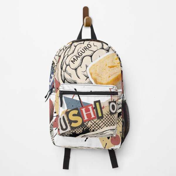 Item preview, Sushi Addiction Retro Collage | Japanese Food Lover Vintage Pop Art designed and sold by OzzFrequency.