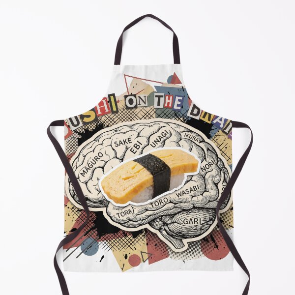 Item preview, Sushi Addiction Retro Collage | Japanese Food Lover Vintage Pop Art designed and sold by OzzFrequency.