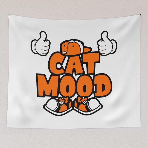 Item preview, CAT MOOD - PETS Street Lettering Cartoon Character  designed and sold by NFTWords.