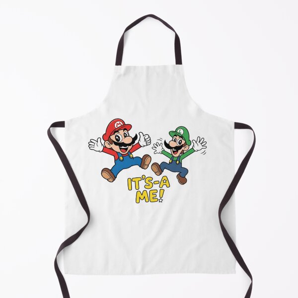 Item preview, Funny Mario and Luigi Jumping Retro Game Art - It's-a Me designed and sold by jhgjykuo.