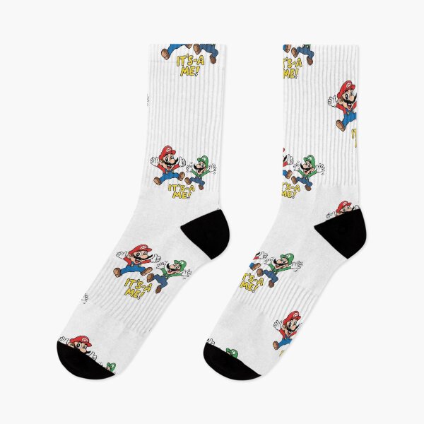 Item preview, Funny Mario and Luigi Jumping Retro Game Art - It's-a Me designed and sold by jhgjykuo.