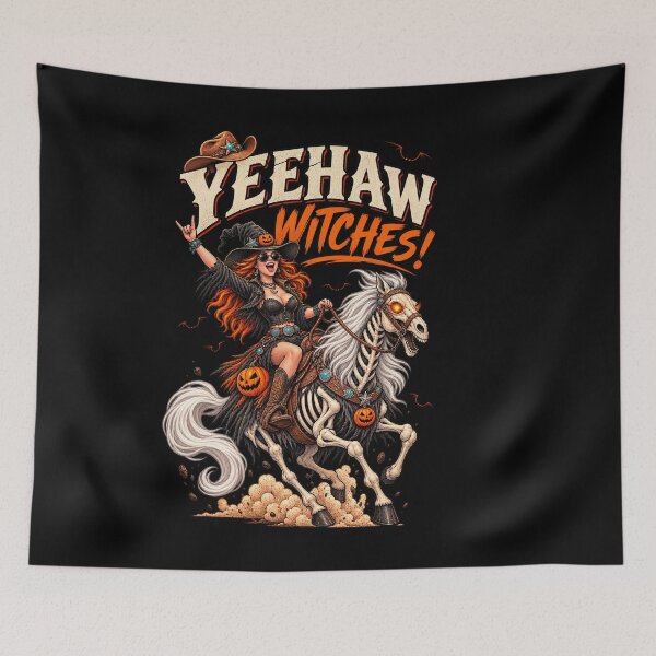 Item preview, Yeehaw Witches Western Halloween Cowgirl designed and sold by Cardio Boutique.