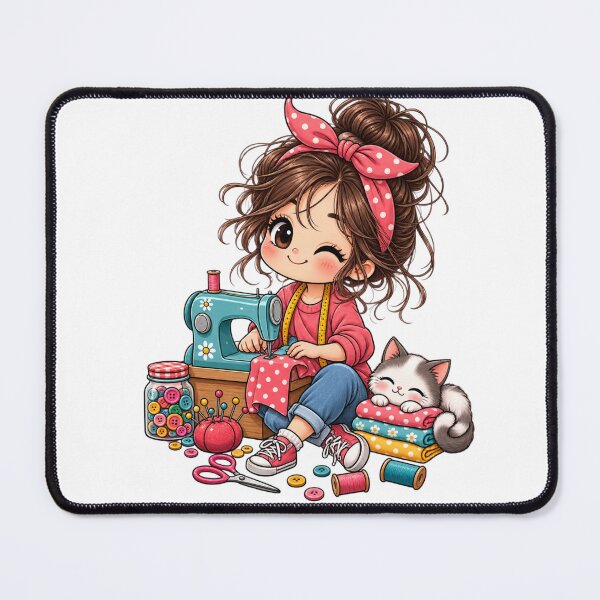 Item preview, Sewing With My Cat designed and sold by sousou-83.