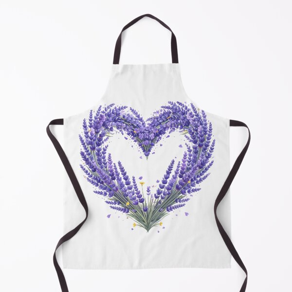 Item preview, Purple Lavender Floral Heart Watercolor Illustration designed and sold by BetweenForms.