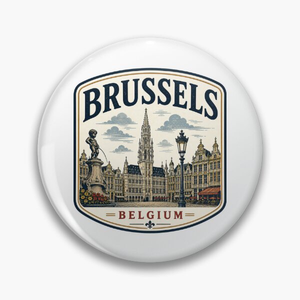 Item preview, Brussels - Belgium designed and sold by GoodOldVintage.