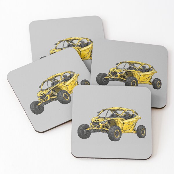 Item preview, Can-Am Maverick R X RS Yellow Off-Road UTV Graphic designed and sold by Motorline44.