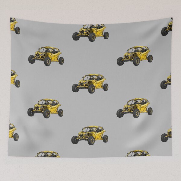 Item preview, Can-Am Maverick R X RS Yellow Off-Road UTV Graphic designed and sold by Motorline44.