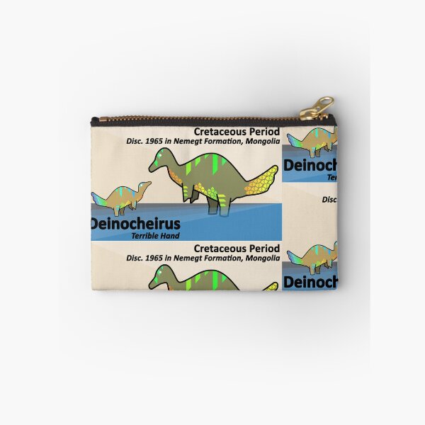 Item preview, Geometric Deinocheirus - Murder Duck Infographic Prehistoric Art designed and sold by JayMakesTiktok.