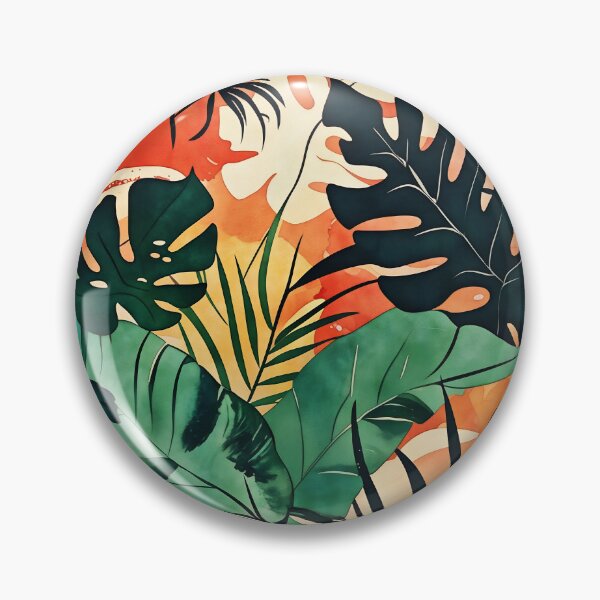 Item preview, Jungle Leaf Pattern designed and sold by Duckmoo Art.