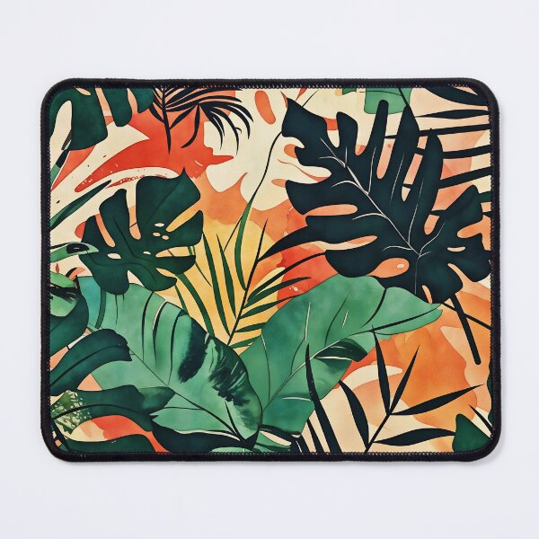 Item preview, Jungle Leaf Pattern designed and sold by Duckmoo Art.