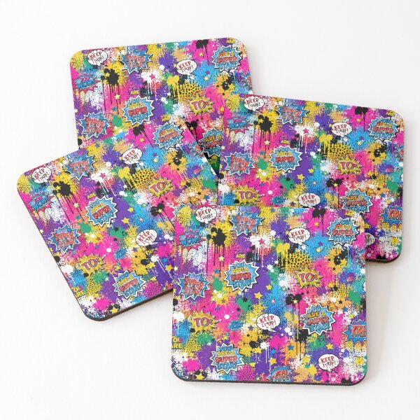 Item preview, Sculptural Folded Canvas Multi-Color Splatter Art designed and sold by THE SPLATTERED HAUS BY SAGE BANKS.