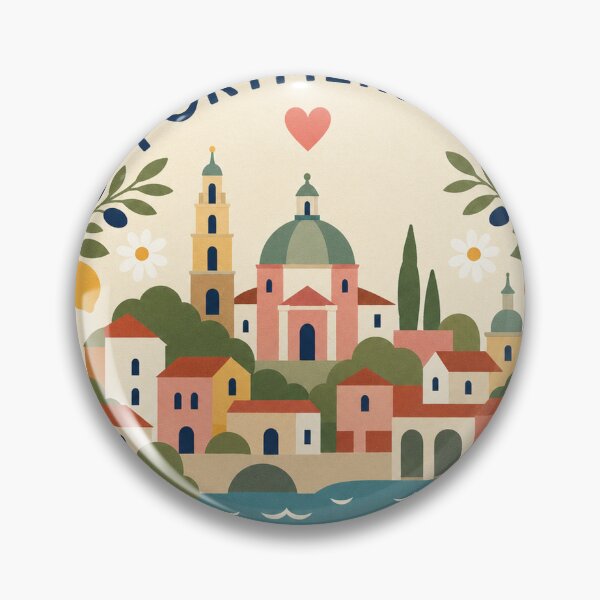 Item preview, Portmeirion Wales Travel Souvenir Modern Folk Art designed and sold by VisualArtsOasis.