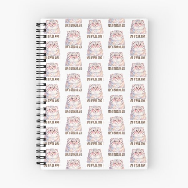 Item preview, Love Is Weird So Am I | Cute Pallas Cat (Manul) Valentine Meme designed and sold by HelgaCraftery.