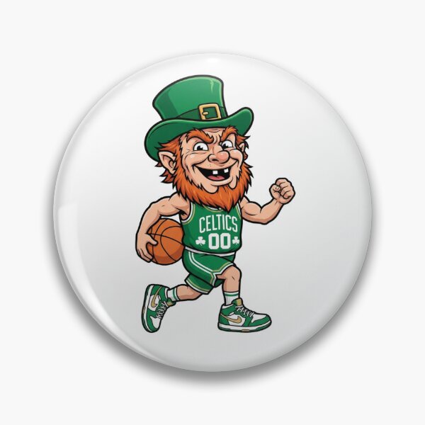 Item preview, Funny St. Patrick's Day Leprechaun Playing Basketball Retro Vintage Design designed and sold by annaarthk.