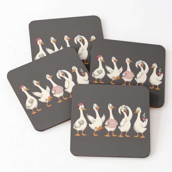 Item preview, Funny Goose Character Set designed and sold by LinaDesign Store.