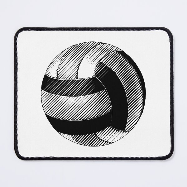 Item preview, Vintage Black Volleyball Sports Graphic designed and sold by pattern-archive.