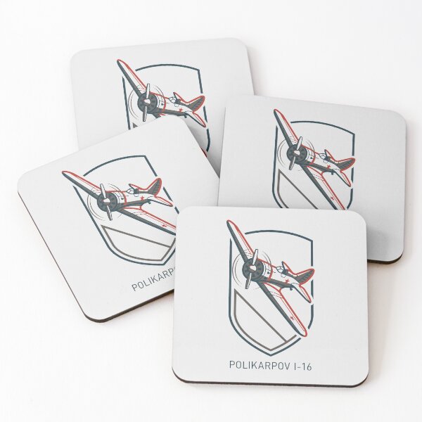 Item preview, Polikarpov I-16 Soviet Fighter Shield Emblem WW2 Art designed and sold by KiwiRider.