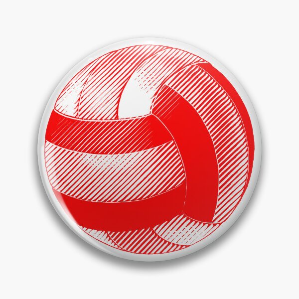 Item preview, Vintage Red Volleyball Sports Graphic designed and sold by pattern-archive.