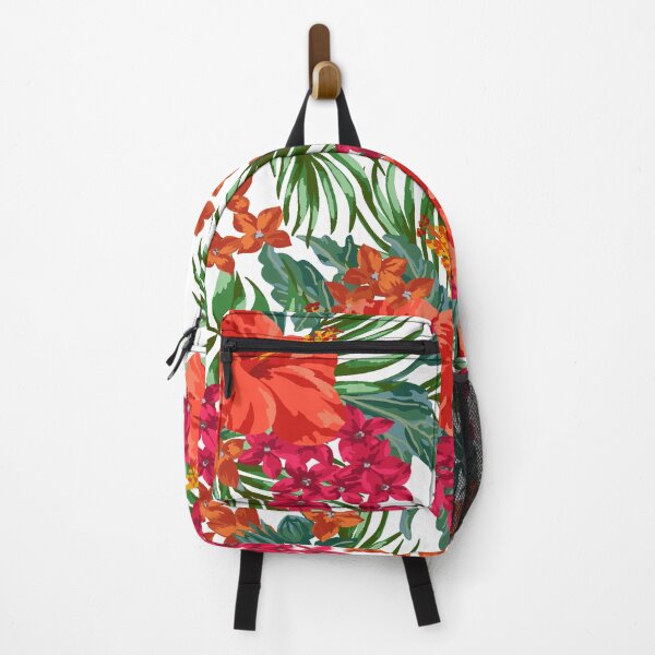 Item preview, Red Hibiscus and Tropical Botanical Pattern designed and sold by Johnnies.