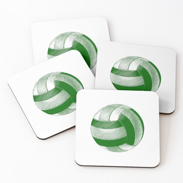 Item preview, Vintage Dark Green Volleyball Sports Graphic designed and sold by pattern-archive.