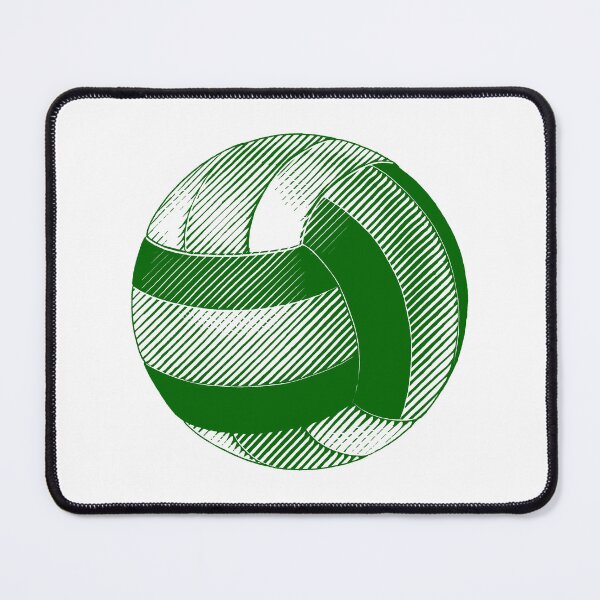 Item preview, Vintage Dark Green Volleyball Sports Graphic designed and sold by pattern-archive.