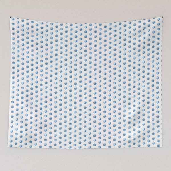 Item preview, Vintage Steel Blue Volleyball Sports Graphic designed and sold by pattern-archive.