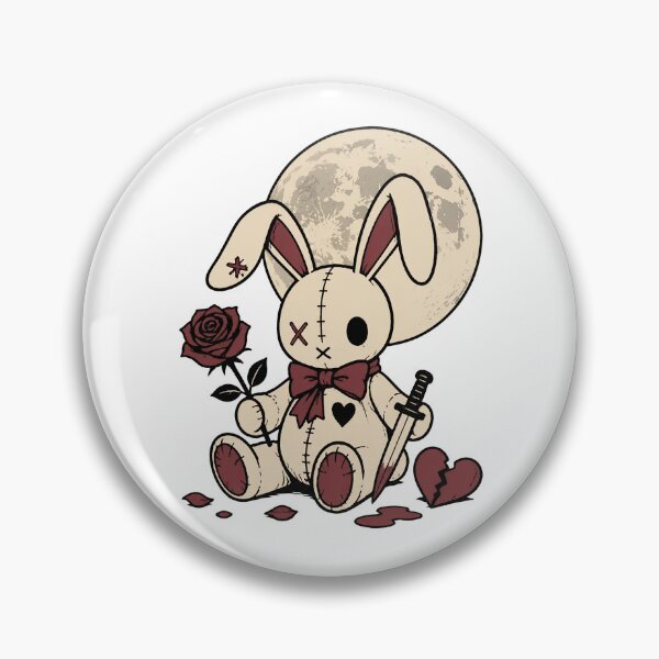 Item preview, Cute Gothic Bunny designed and sold by MusesWhispers.