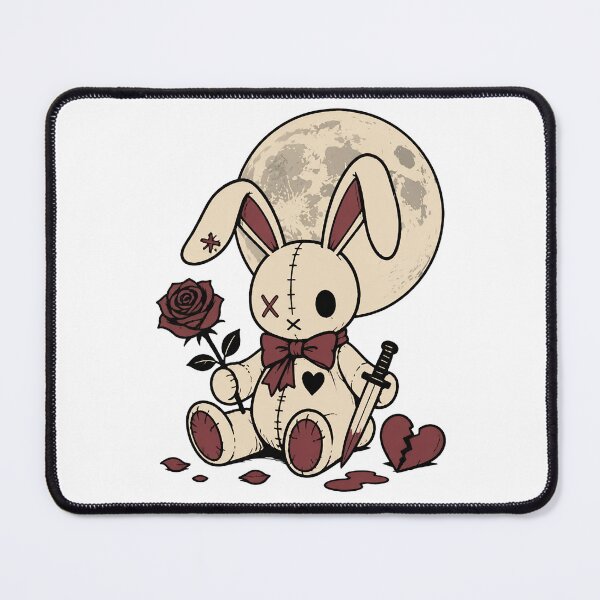 Item preview, Cute Gothic Bunny designed and sold by MusesWhispers.