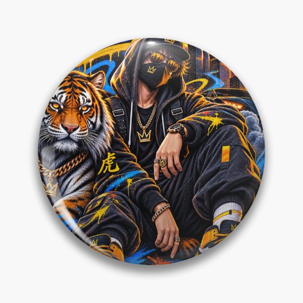 Item preview, Tiger Street King designed and sold by VYBORA Studio.
