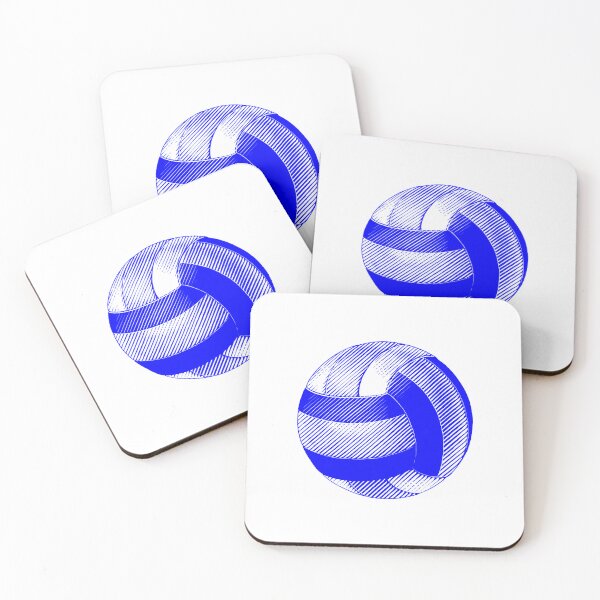 Item preview, Vintage Blue Volleyball Sports Graphic designed and sold by pattern-archive.