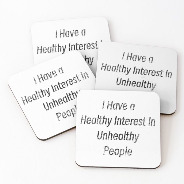Item preview, I have a healthy interest in unhealthy people  Murder Mystery Podcast Lover  designed and sold by BlueLineLAX.