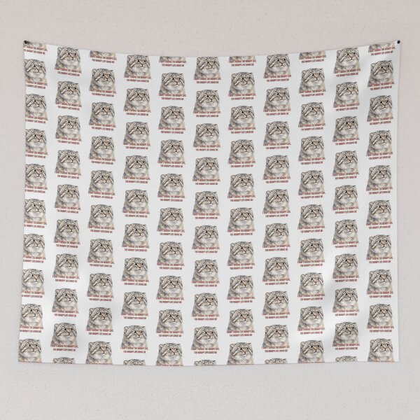 Item preview, The Grumpy Life Chose Me | Funny Pallas Cat (Manul) Meme Design designed and sold by HelgaCraftery.
