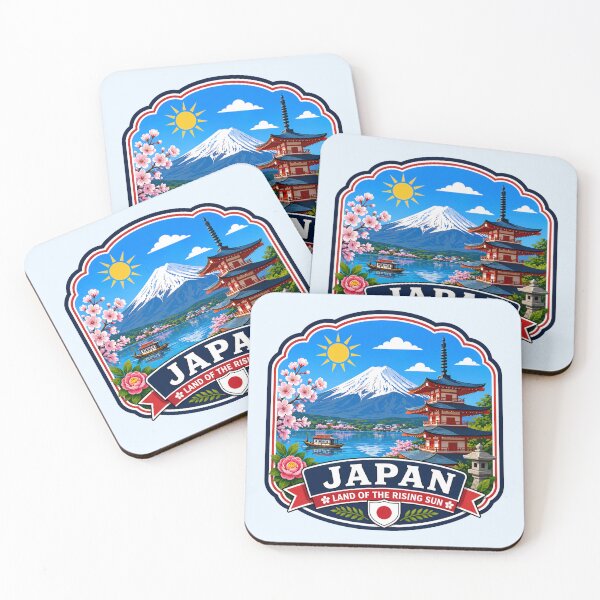 Item preview, Japan - Mount Fuji, Land of the Rising Sun designed and sold by Myra365Art.