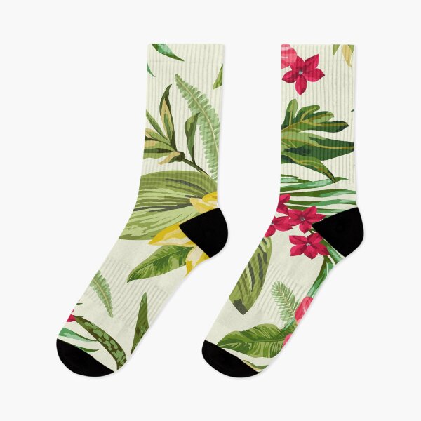 Item preview, Tropical Red and Yellow Floral Pattern designed and sold by Johnnies.