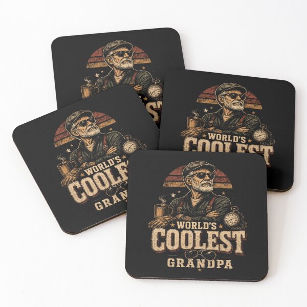 Item preview, World coolest grandpa every vintage grandpa design  designed and sold by HolidayMoods.